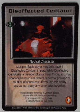 Disaffected Centauri - Rare